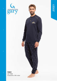 PIGIAMA UOMO M/L P60021 SERAFINO Tellini S.r.l. Ingrosso Abbigliamento